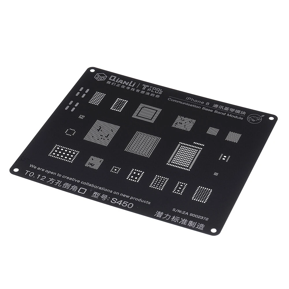 Qianli S450 BGA Reballing Stencil | For iPhone 5-8 Plus & 7G | Repair Tool - Image 2