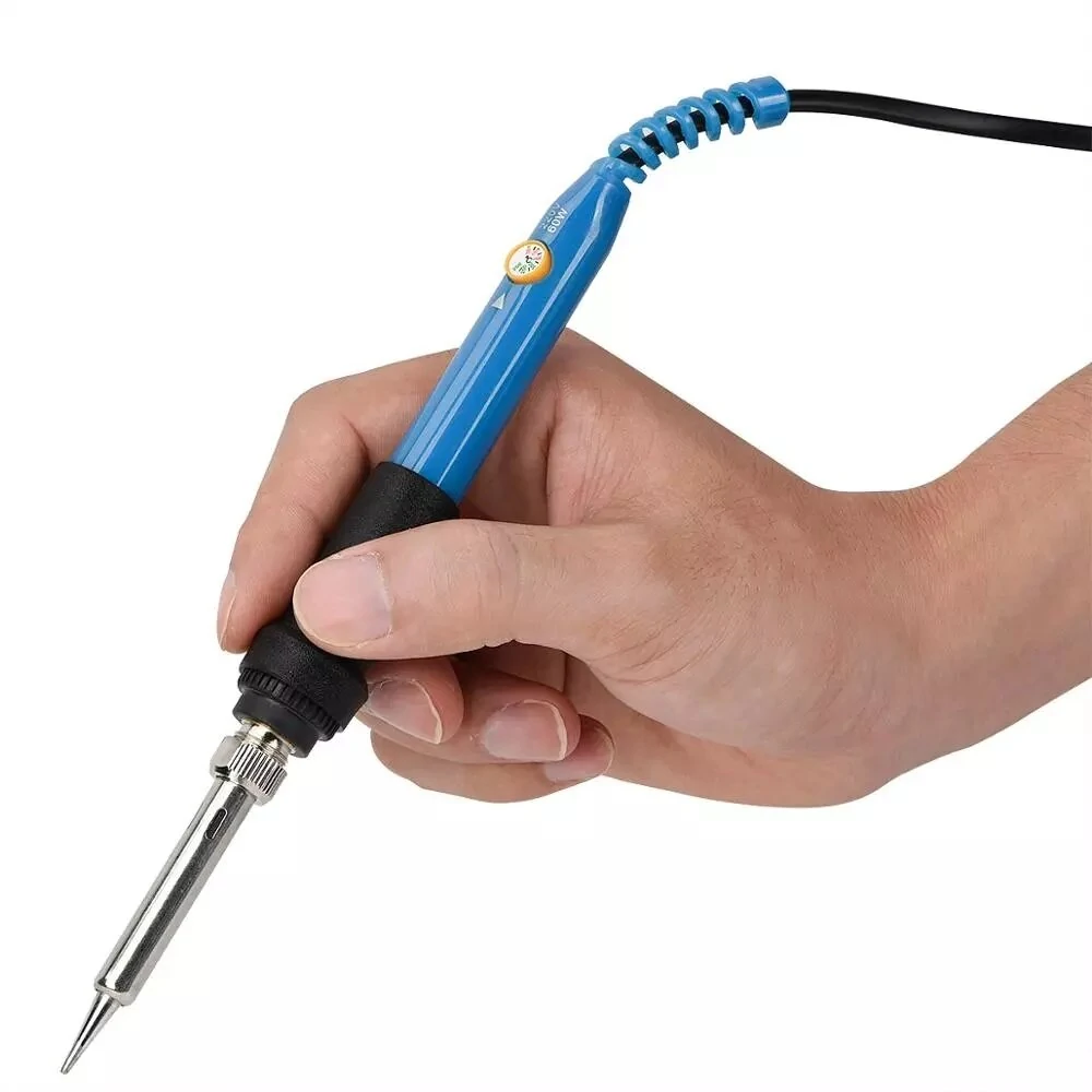 JCD 908 60W Electric Soldering Iron - 110V/220V Adjustable Temperature with Bracket - Image 2