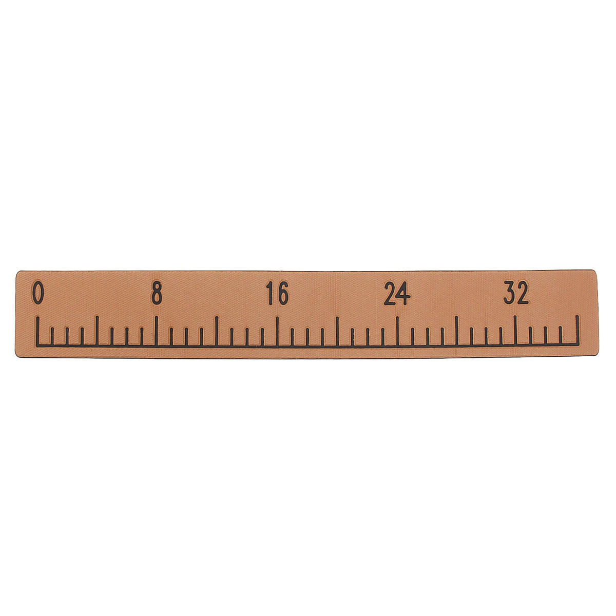 EVA Foam Ruler for Boats | 0-32 Inch | 1000x150x6mm Faux Teak Grey - Image 2