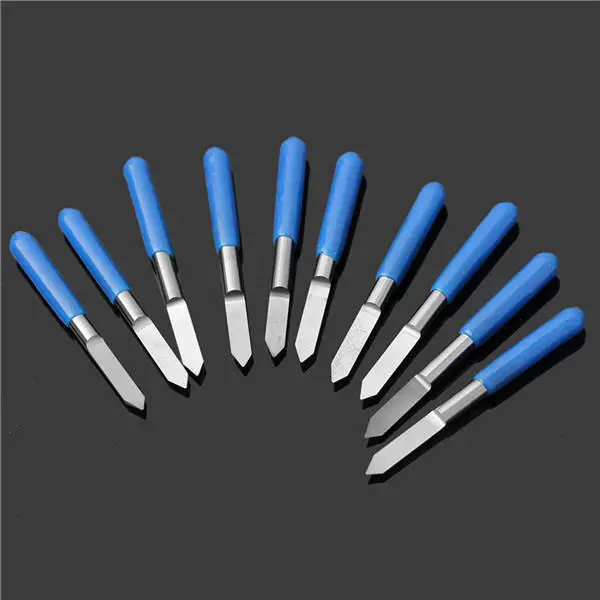 Carbide PCB Engraving Bits - 10pcs 60 Degree 0.3mm Tip | CNC Router End Mill - Image 4