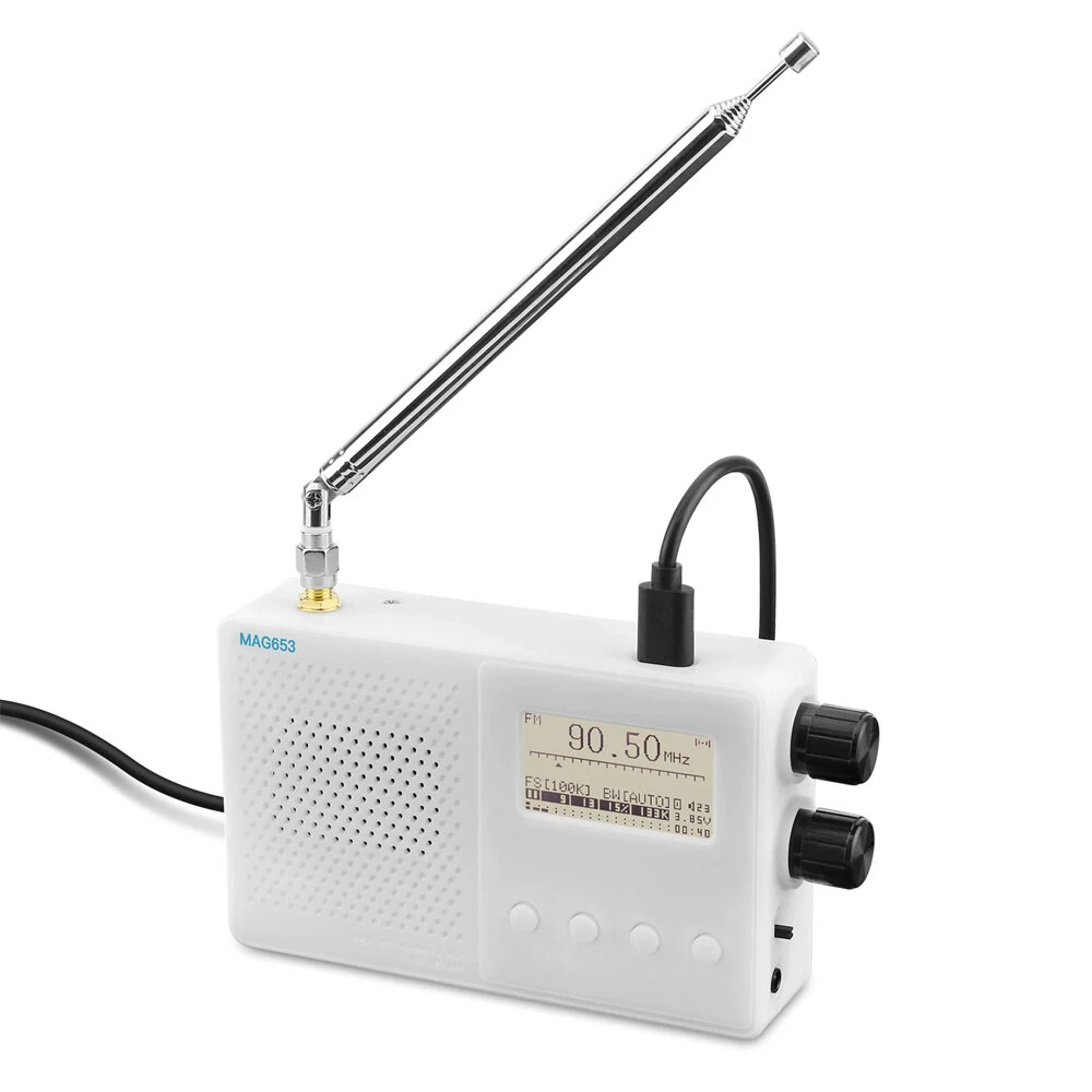 Portable TEF6686 Full Band Radio - FM/LW/MW/SW Receiver with 1.8 Inch Screen - Image 3