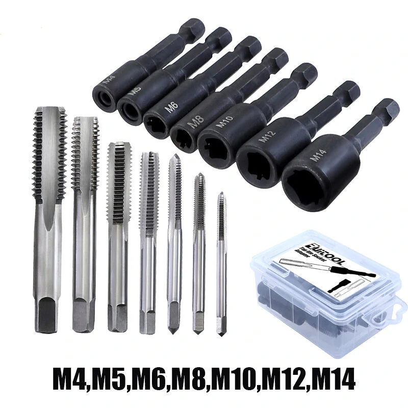 1/4 Hex Shank Machine Tap Sleeve | Lengthened Tapping Chuck | Strong Wind Internal Thread Return - Image 5