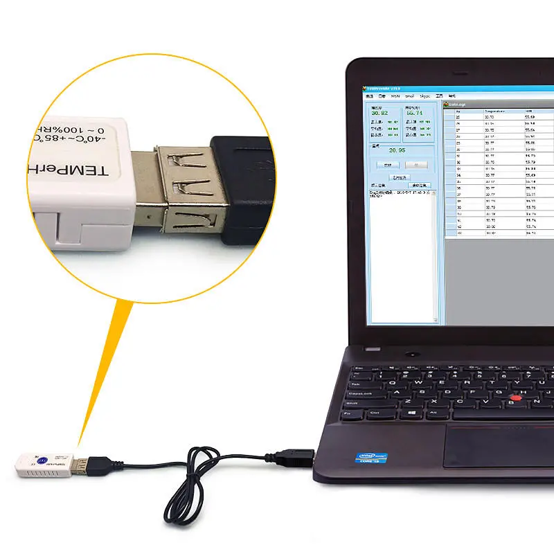 TEMPerHUM USB Thermometer Hygrometer -40~+85°C | -40~+85%RH | Hid Remote | PC Sensor | USB Adapter - Image 4