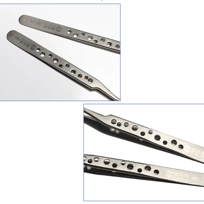 Stainless Steel Elbow Tip Tweezer - High Precision Phone Repair Tool - Image 2