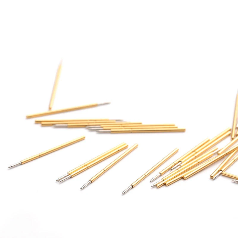 P048-J 100 Pcs Spring Test Probe | Phosphor Bronze Gold-Plated for Circuit Board - Image 3