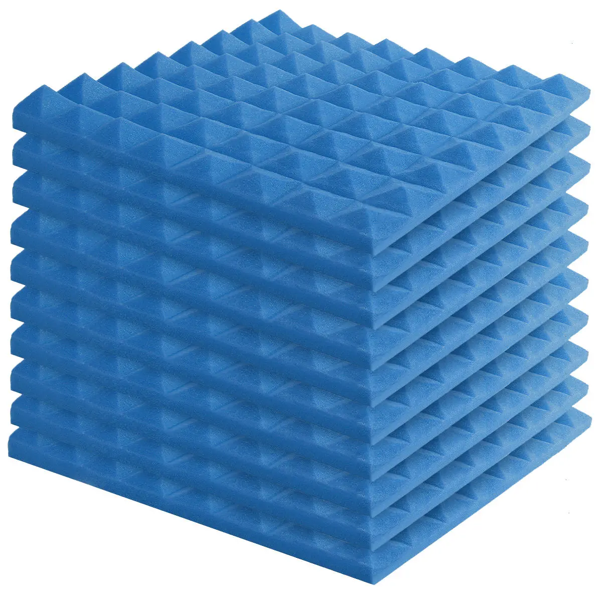 6Pcs Acoustic Foam Wedge Tiles - Sound Absorbing Studio Treatment | Noise Proof - Image 4