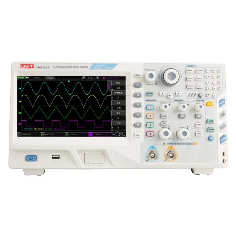 UNI-T UPO2102CS Oscilloscope - 100MHz Bandwidth, 2 Channel, 1GS/s Sampling - Image 3