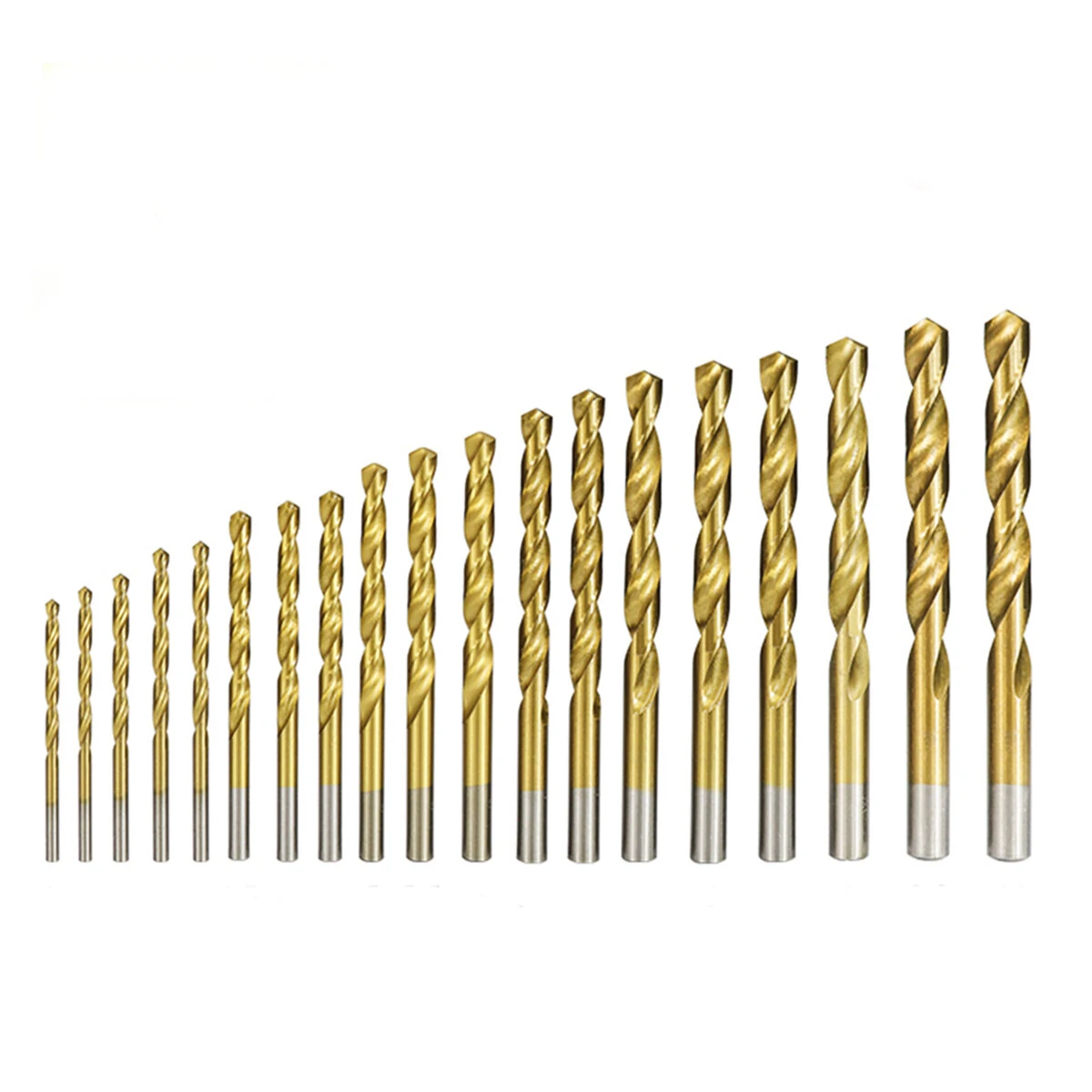 Titanium Coated High-Speed Steel Twist Drill Bit Set - 13/19 Pcs for Electric Drill - Image 2