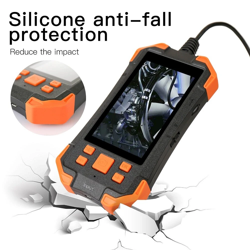 Industrial Borescope Camera | 4.3 Inch IPS Screen | 8mm Lens | IP67 Waterproof | Hard Wire Automotive & Pipeline Inspection - Image 4