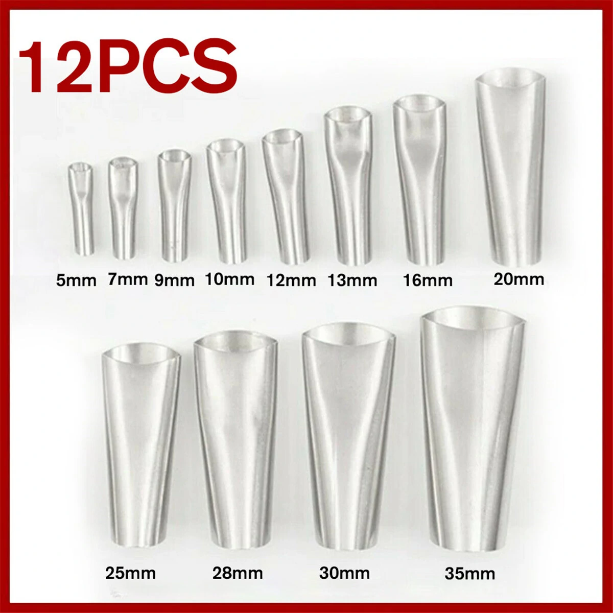 12 PCS Silicone Sealant Nozzle Kit - Caulk Nozzle & Glue Remover Scraper - Image 3
