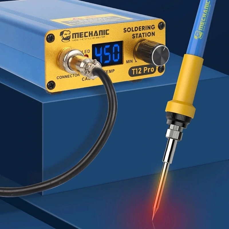 MECHANIC T12 Pro Soldering Station - 72W Digital Thermostatic Iron for PCB BGA Repair - Image 4