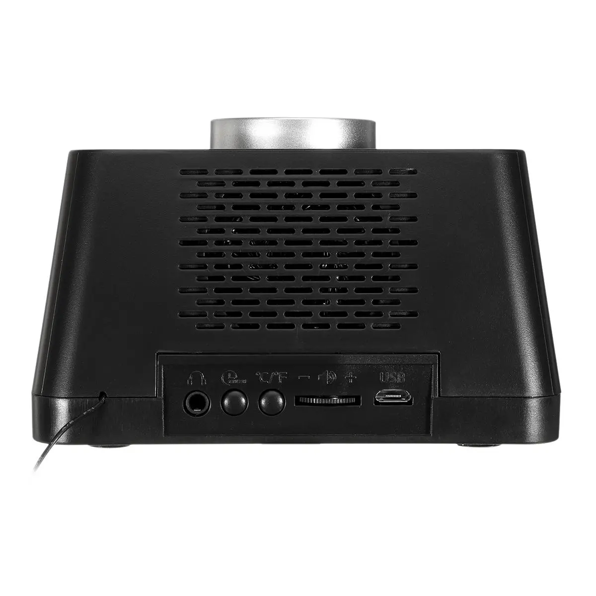 USB 2.0 Digital Alarm Clock - 5 Level Dimming, FM Radio, Multi-Function - Image 5