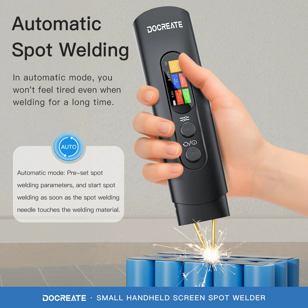 HU-10B Spot Welder | 800A Output, 1.4 LCD, Dual Mode & Type-C Charging - Image 5