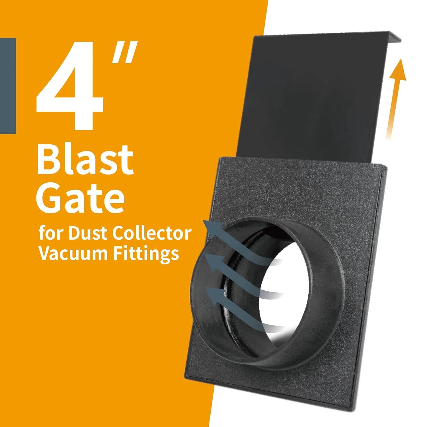 4 Inch Ventilation Duct Connector | 100mm Dust Collector Vacuum Accessory - Image 3