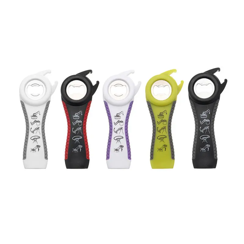 5 in 1 Multi-function Opener - Stainless Steel for Cans, Bottles & Wine | EDC Gadget - Image 2