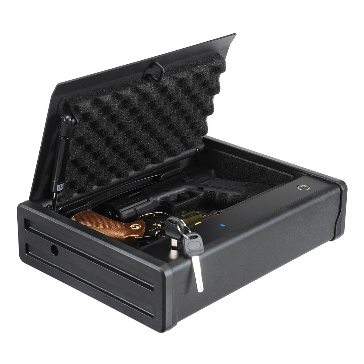 BlackSmith Biometric Key Safe - Portable Fingerprint Lock for Keys | USB Emergency Unlock - Image 2