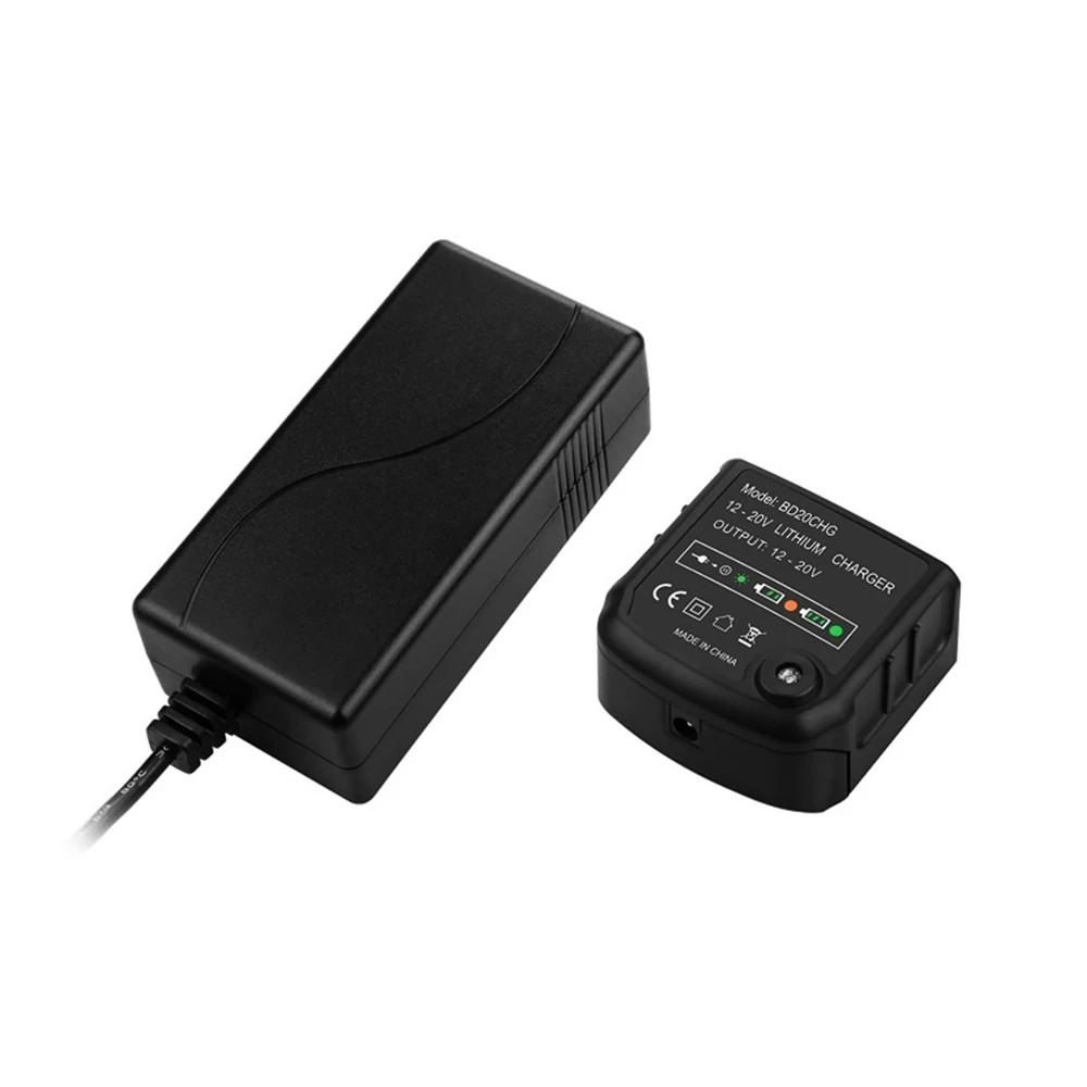 Black & Decker 20V Battery Charger | For 12-20V Li-ion Replacement Battery | US EU Plug - Image 3
