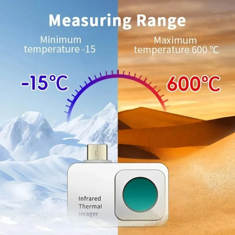 TOOLTOP T5 Thermal Imager for Android - 256x192 IR Camera with Macro Lens | 25Hz for PCB & Phone Repair - Image 5