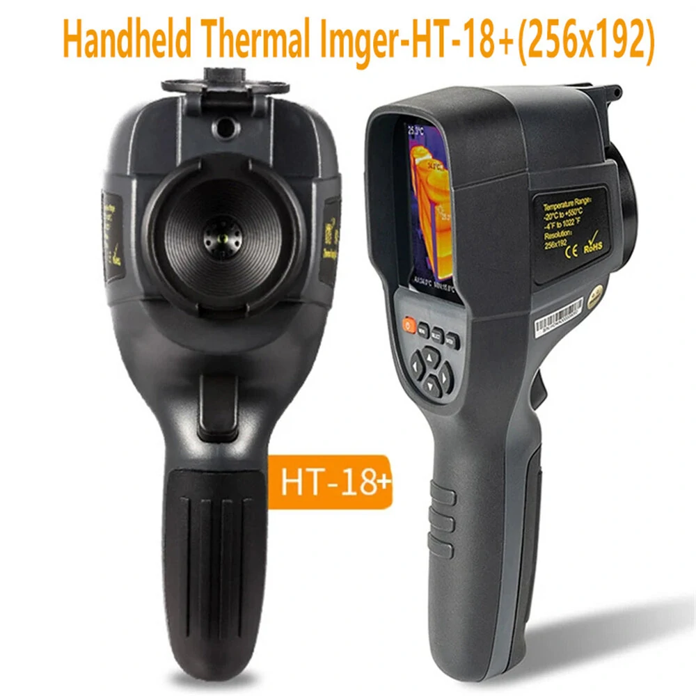 HTI HT-18+ Thermal Imager Camera | 256x192 IR for Construction & PCB Repair - Image 2