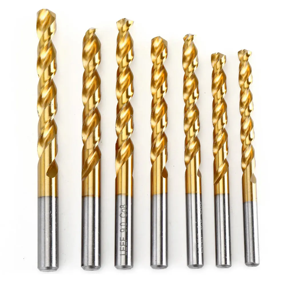 M42 Cobalt HSS Drill Bit Set - 19Pcs Titanium Coated 1-10mm | For Metal & Stainless Steel - Image 5