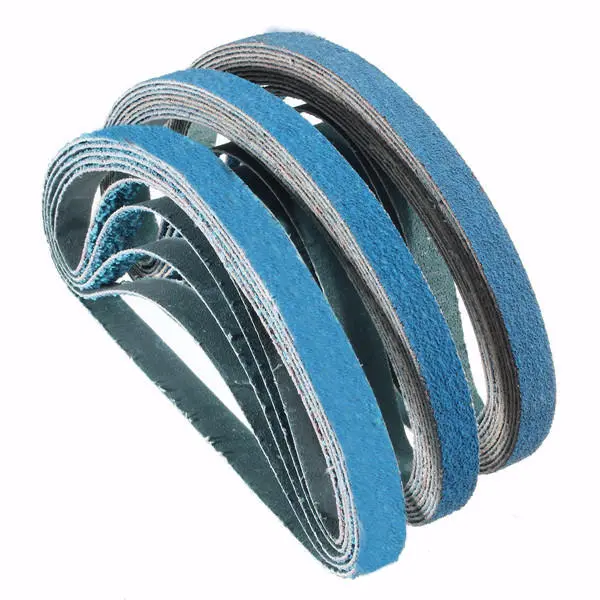 Zirconia Sanding Belts 10Pcs | 40-80 Grit | 13x457mm Abrasive Grinding Tool - Image 3