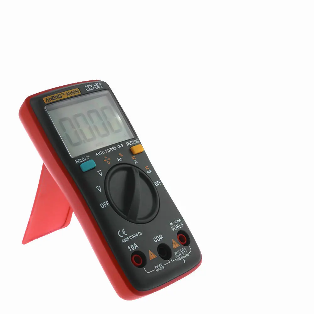 ANENG AN8000 Digital Multimeter - AC/DC Voltmeter Ammeter Ohmmeter + Test Leads - Image 4