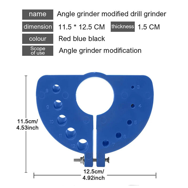 Electric Drill Bit Sharpener | Multipurpose Grinding Tool for High-Speed Steel & Cobalt Drills - Image 5