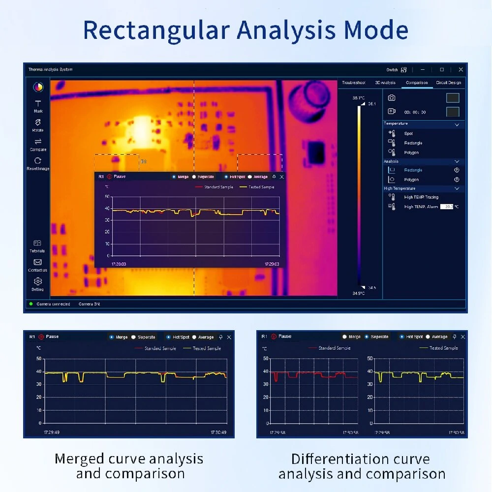 AV TOOLTOP T220/T220PRO Thermal Imager | 256x192 IR 3D Image -15°C to +600°C | 30mm Macro Lens, High-Temp Alarm & Leak Inspection - Image 3