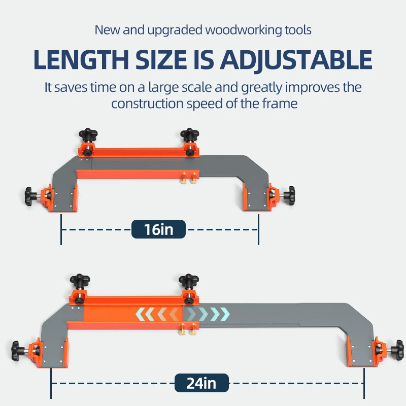 Aluminum Cabinet Frame Spacer Tool | 16-24in Precision Positioning for DIY Woodworking - Image 2