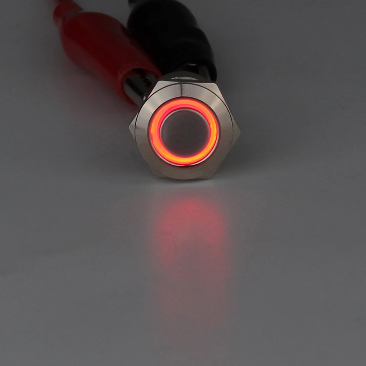 10pcs 12mm Red LED Metal Push Button Switch - 4Pin Latching & Waterproof - Image 2