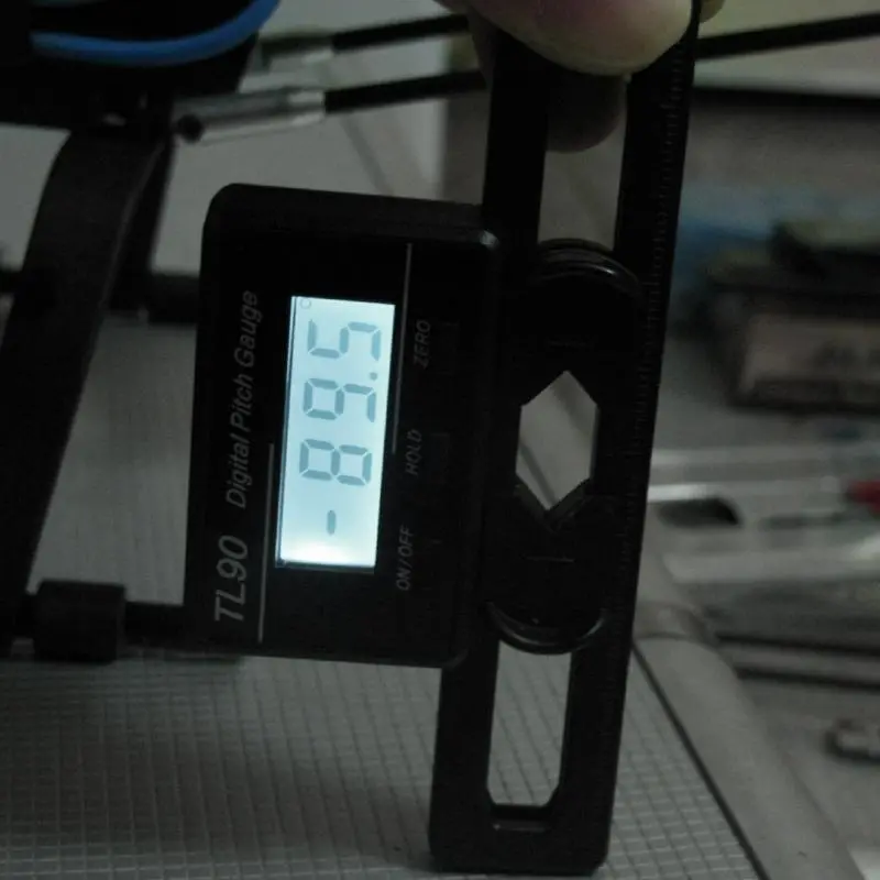TL90 Digital Pitch Gauge - LCD Backlight Display for Blade Angle Measurement - Image 5