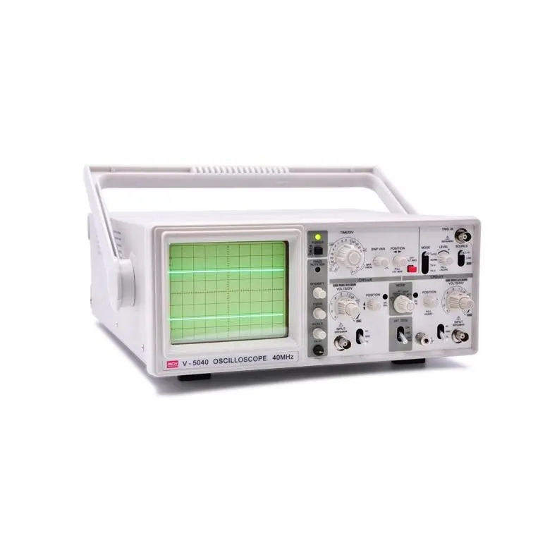 V-5040 40MHz Handheld Oscilloscope | 2 Channel Analog with 6 CRT Display - Image 2