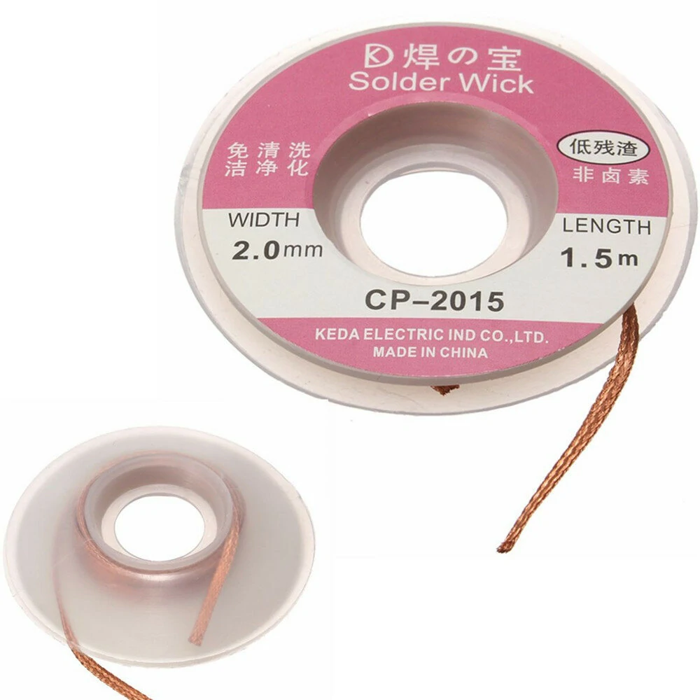 Effetool Desoldering Braid - 5Ft 1.5m Copper Wick Solder Remover Wire Spool - Image 5