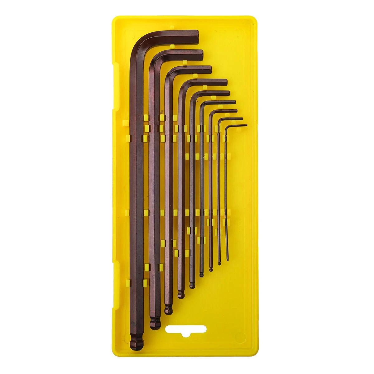 9Pcs S2 Alloy Steel L-Shape Torx Wrench Set | 1.5mm to 10mm | Ball Head - Image 4