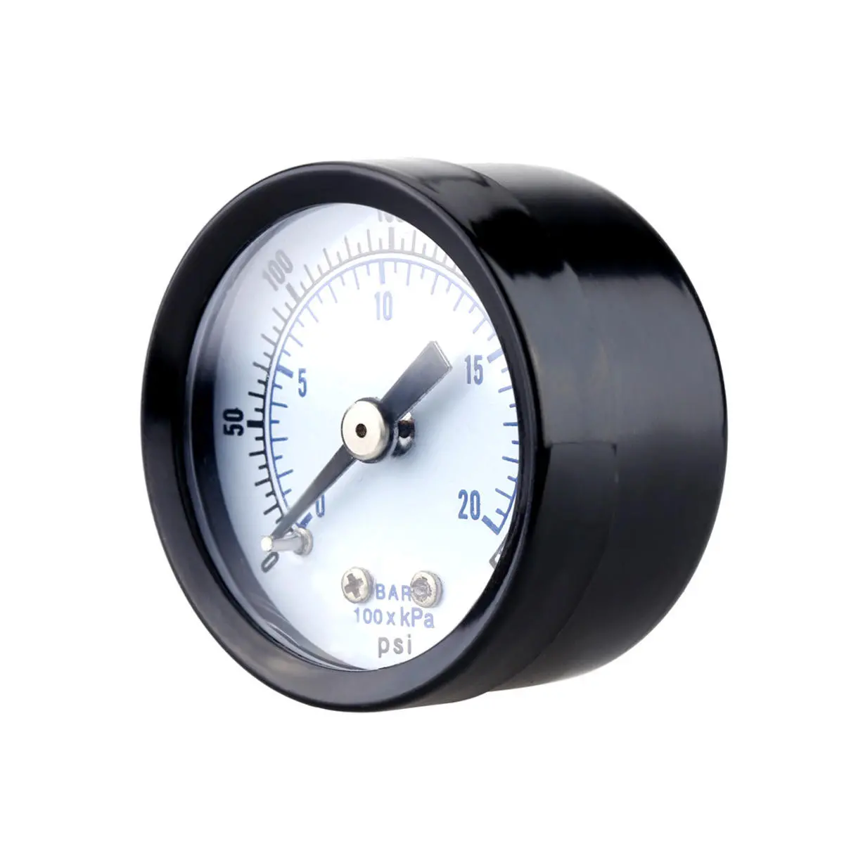 TS-40 Mini Pressure Gauge | 0-300PSI 0-20Bar | Air Compressor Hydraulic Fluid Meter - Image 3