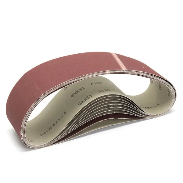 10pcs Sanding Belts 40-320 Grit | 50x915mm Aluminium Oxide Abrasive Belts - Image 2