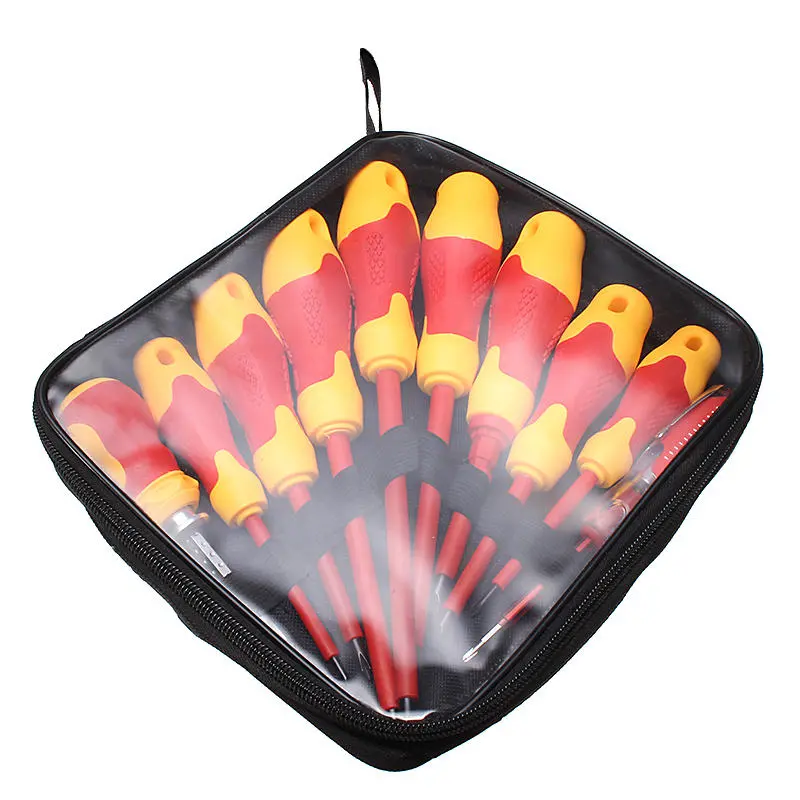 10pcs Insulated Hand Screwdriver Set - Electronic Tool Accessory Kit | 2028E - Image 4