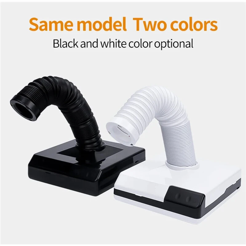 60W Nail Dust Collector with Lamp | Adjustable Speed & Reusable Filter for Salon & Woodworking - Image 3