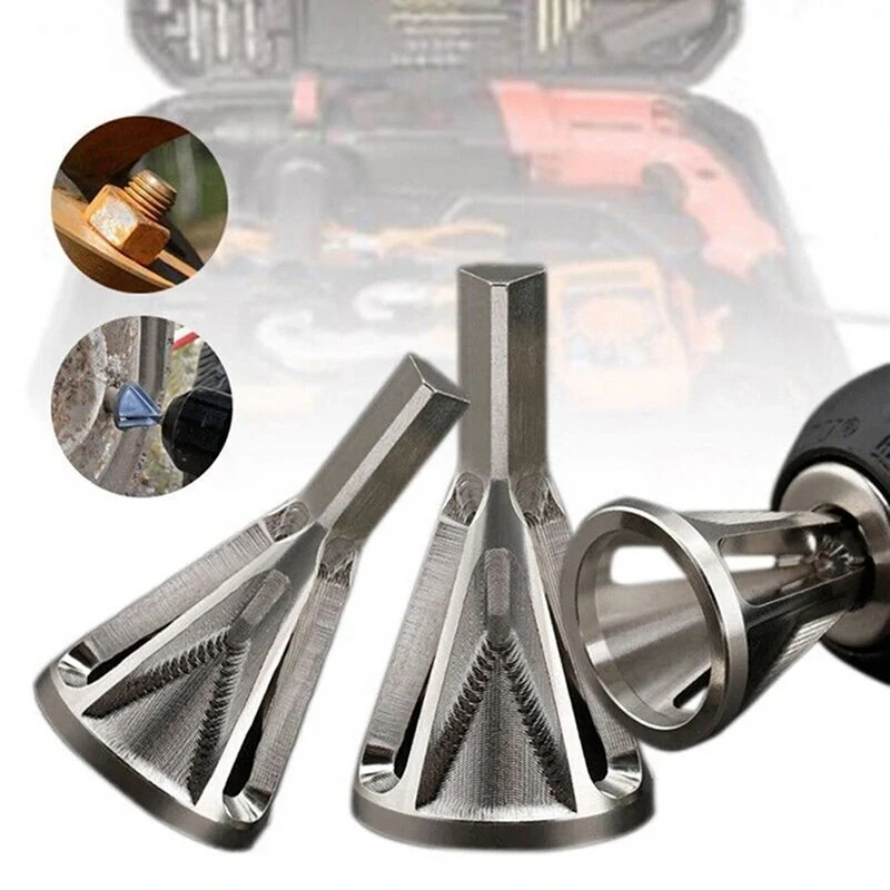 HSS Deburring & Chamfering Tool - Hex Handle Step Drill Bit | Countersink Hole - Image 5