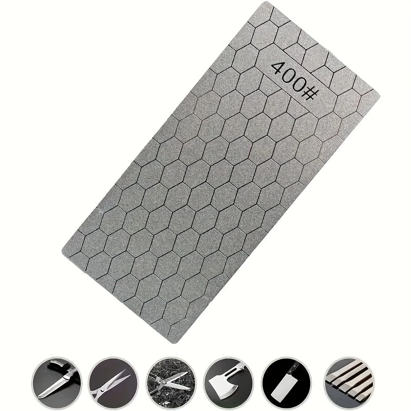 Diamond Knife Sharpener Kit - 200 to 2000 Grit Whetstone | Honeycomb Flaky Sharpening Stone - Image 3
