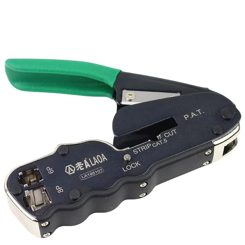LAOA Portable 6P/8P Network Crimping Pliers - Cable Wire Stripper & Cutter - Image 3