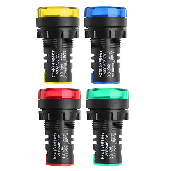 Machifit 22mm Digital AC Voltmeter Gauge - 20-500V Display Indicator | 4pcs - Image 2