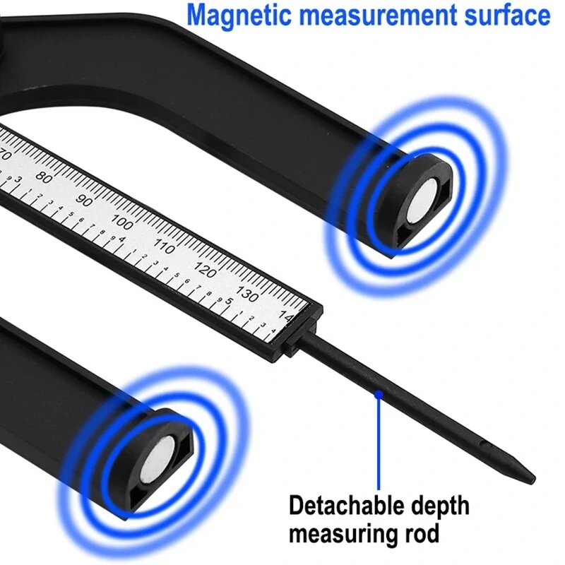 Digital Depth Gauge with LCD & Magnetic Feet | Woodworking Measuring Tool for Router Tables - Image 5