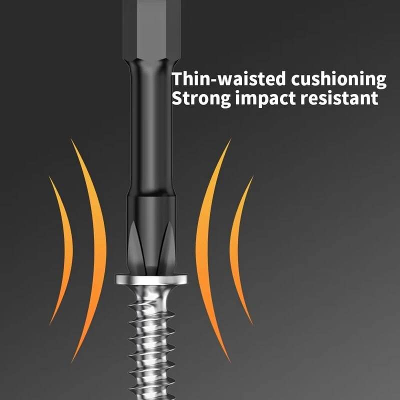 Premium 20PCS Alloy Steel Drill & Screwdriver Bit Set - High Strength for Wood & Metal | Portable Case - Image 4