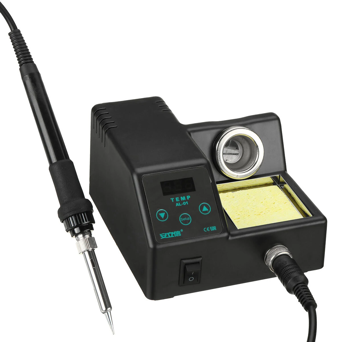 AL01 60W Digital Soldering Iron Station - Adjustable Temperature & Constant Heat - Image 2