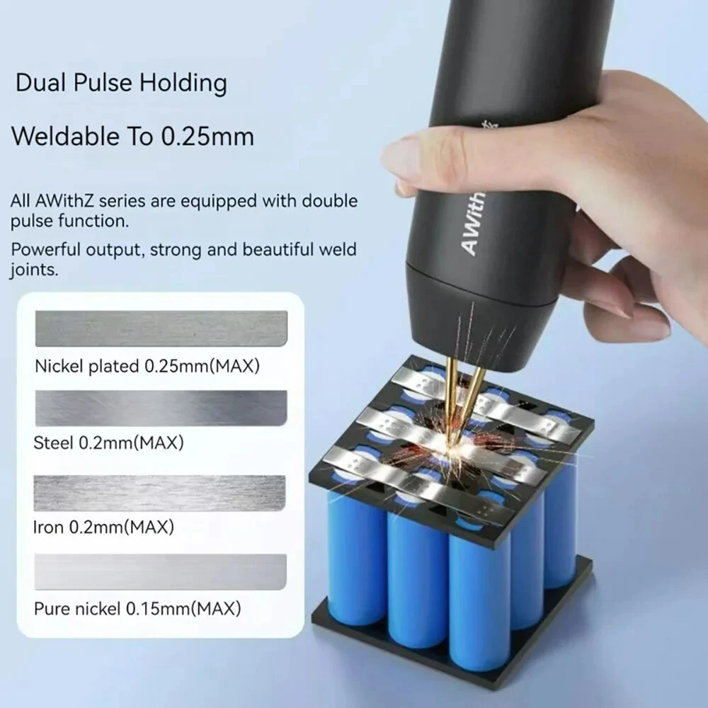 Awithz H1 Handheld Spot Welder | 4.2V Portable Battery Welding Machine | 11 Gears - Image 4