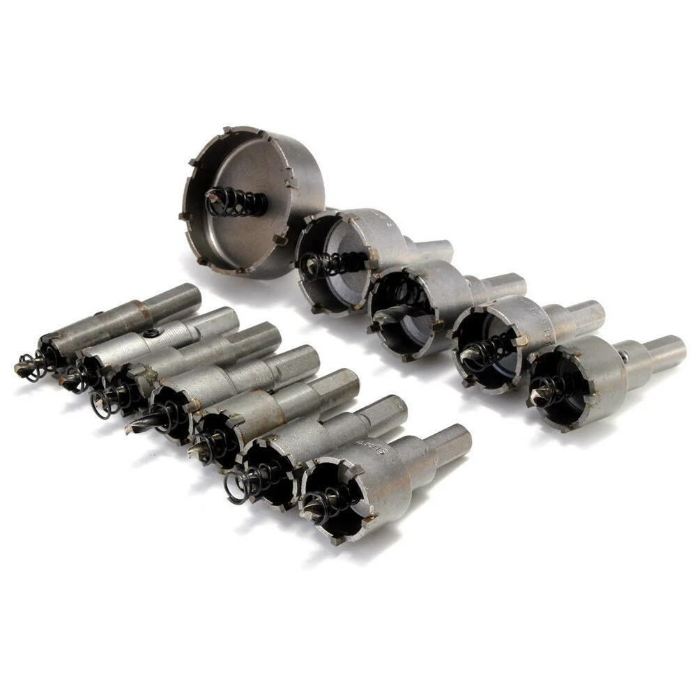 Drillpro 12pcs Hole Saw Set | 15-50mm Alloy Cutter for Wood & Metal - Image 4