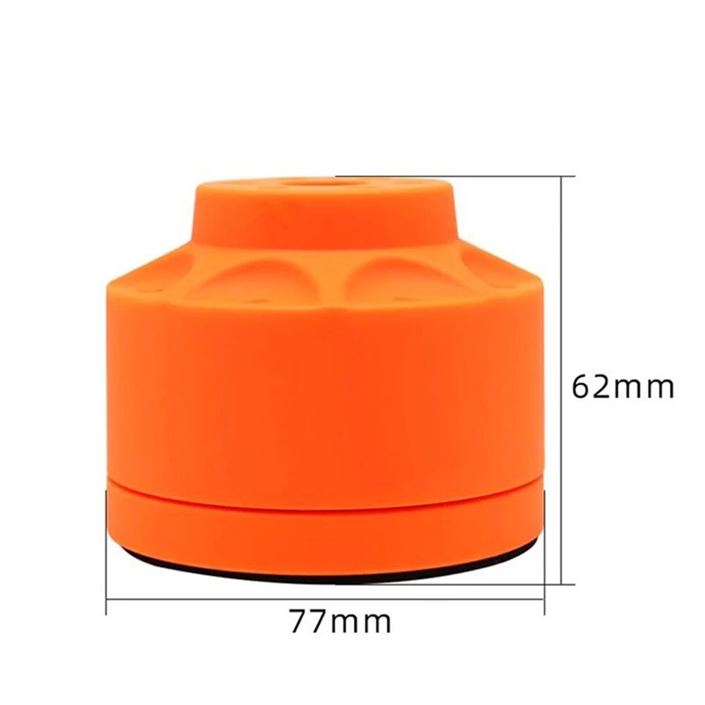 360 Rotating Magnetic Screwdriver Organizer - 14 Slot Compact Tool Storage | Orange ABS Material - Image 5
