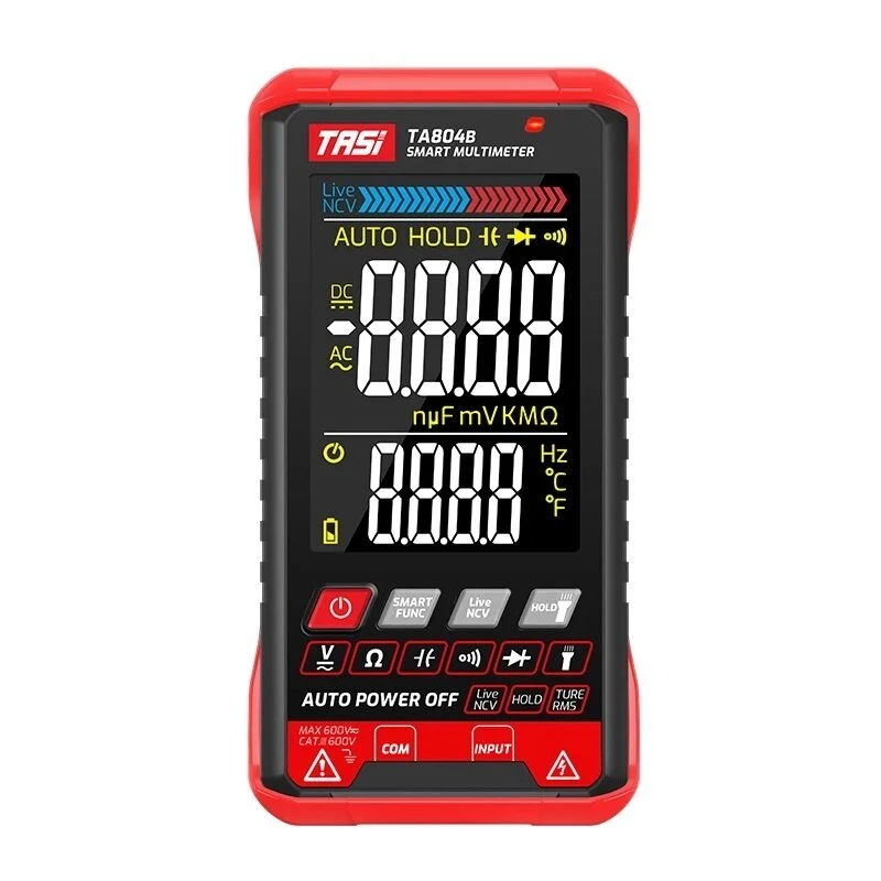 TASI TA804A/B Digital Multimeter - Professional Auto Tester with HD Color Screen - Image 3