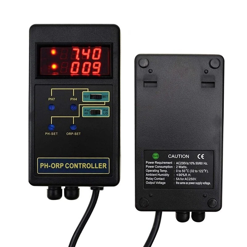 2 in 1 Digital PH & ORP Controller | Water Quality Monitor with Replaceable Probe - Image 2